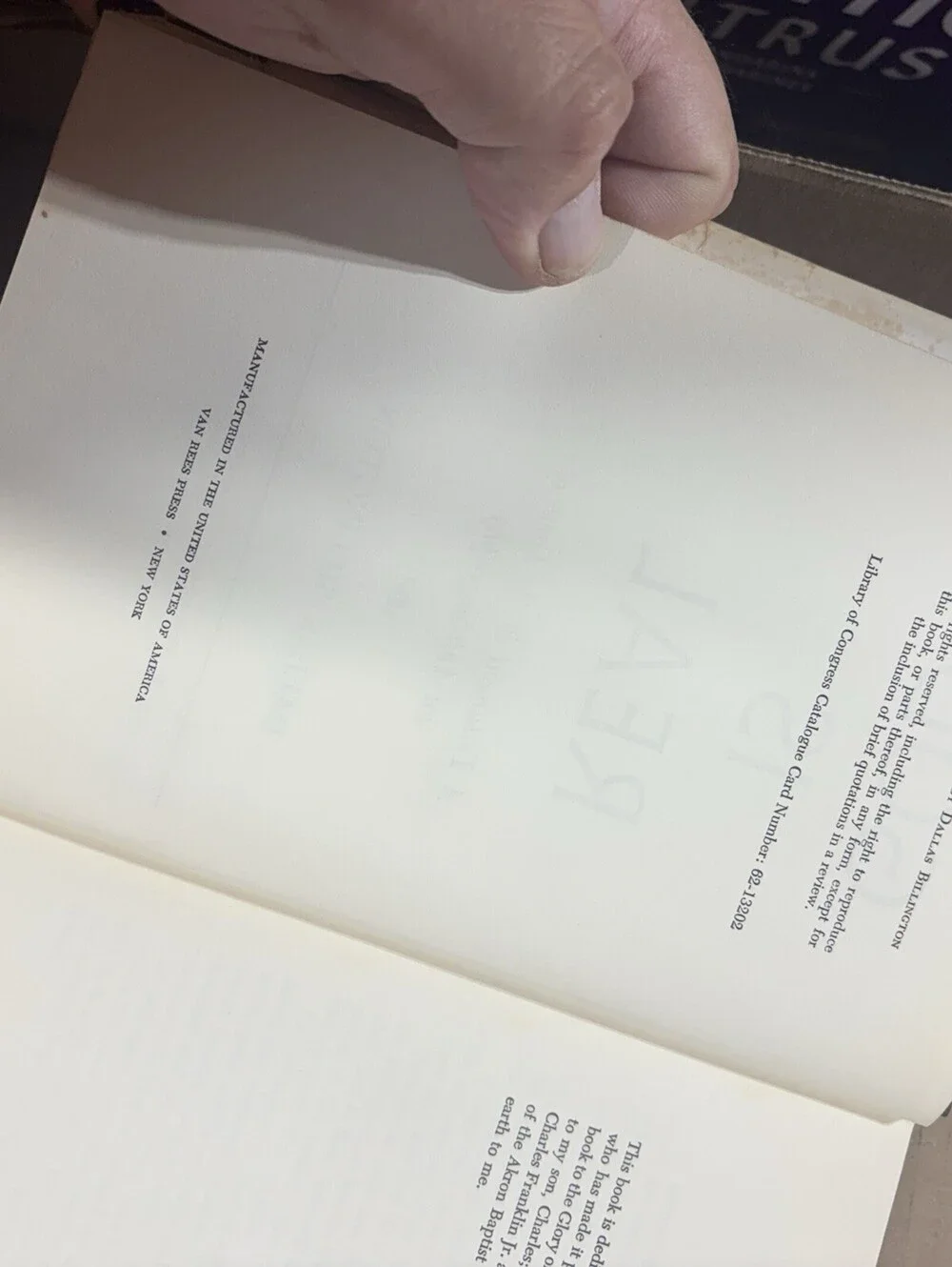 God is Real by Dallas F. Billington HCDJ 1962 Testament Autobiography Signed